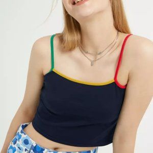 Cider Colorful strap cami
